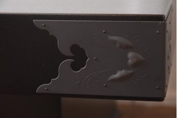 在庫未使用品　IDC大塚家具　欅産業　KSO-01　和モダンな炉付きセンターテーブル(座卓、火鉢)(定価約53万5千円)(R-041749)