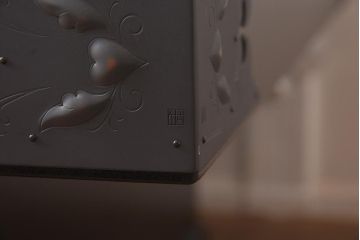 在庫未使用品　IDC大塚家具　欅産業　KSO-01　和モダンな炉付きセンターテーブル(座卓、火鉢)(定価約53万5千円)(R-041749)