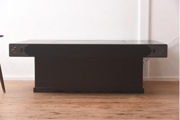 在庫未使用品　IDC大塚家具　欅産業　KSO-01　和モダンな炉付きセンターテーブル(座卓、火鉢)(定価約53万5千円)(R-041749)