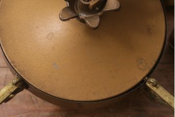 アメリカビンテージ　青銅製　4灯　可憐なデザインのシャンデリア(天井照明)(R-041757)