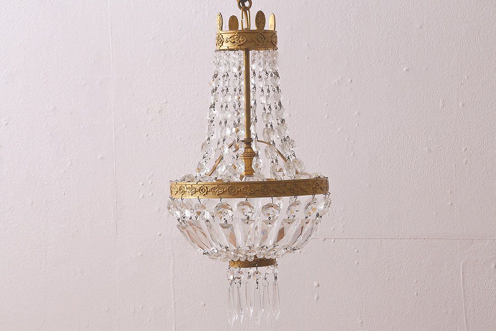 フランス アンティーク エンパイア シャンデリア キャンドル ライト