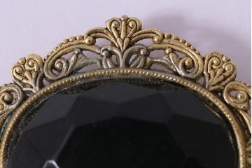 ヴィンテージ雑貨　昭和期　ゴージャスな雰囲気が魅力のブローチ(アクセサリー、ビンテージ)(R-041771)