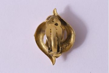 ヴィンテージ雑貨　MMA(Metropolitan Museum of Art)　ビンテージイヤリング(魚、イルカ、アクセサリー)(R-041784)