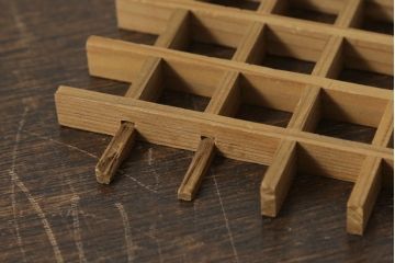 展示品　IDC大塚家具　古典木工　翁　屋久杉　花器(定価約12万3千円)(R-041795)