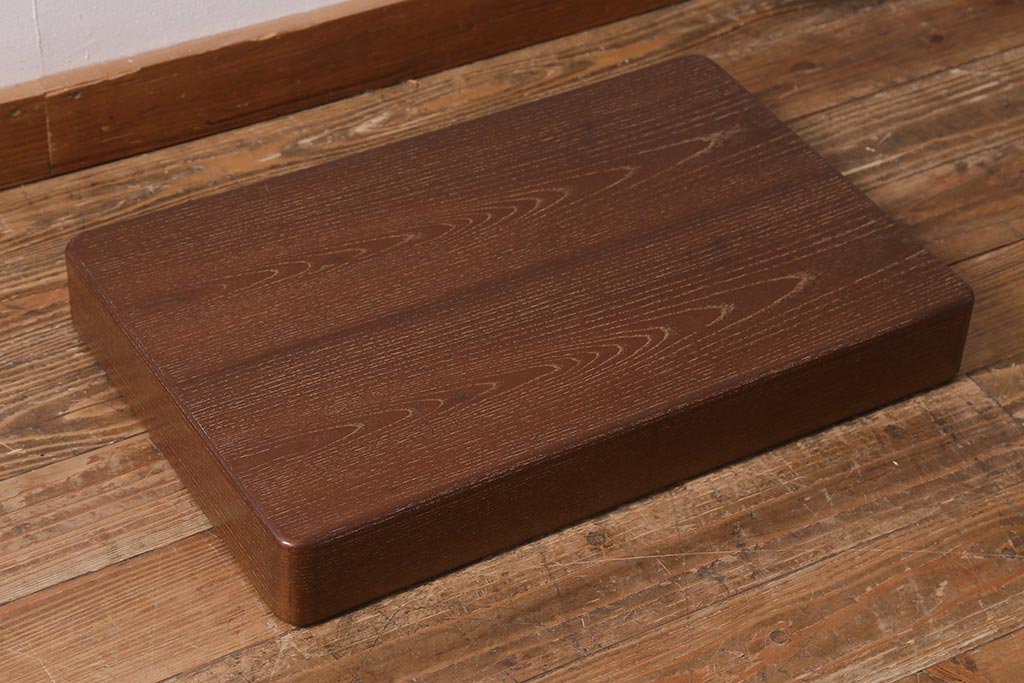 在庫未使用品　IDC大塚家具　松創(MATSUSO)　元禄　桑材製の衣装盆(定価約9万円)(R-041809)