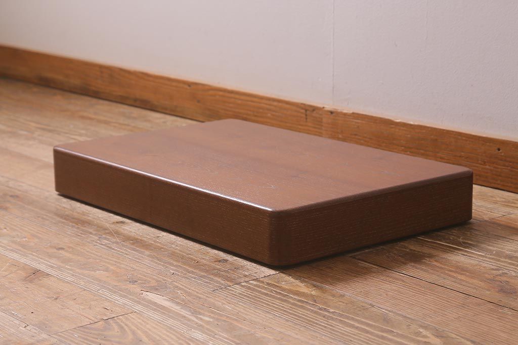 在庫未使用品　IDC大塚家具　松創(MATSUSO)　元禄　桑材製の衣装盆(定価約9万円)(R-041809)