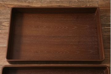 在庫未使用品　IDC大塚家具　松創(MATSUSO)　元禄　桑材製の衣装盆(定価約9万円)(R-041809)