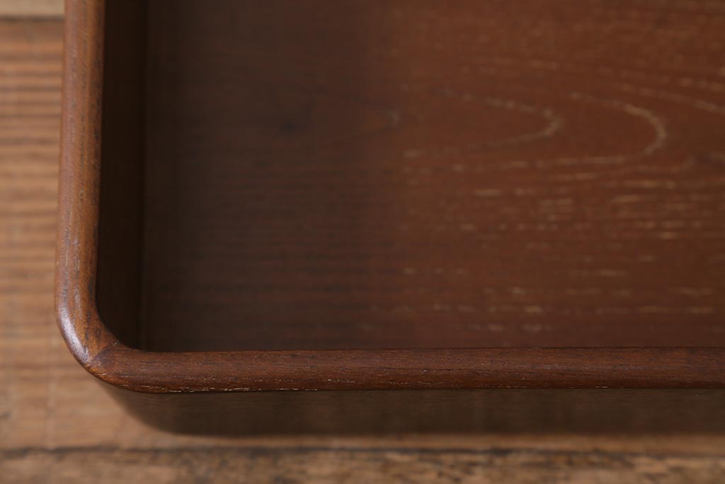 在庫未使用品　IDC大塚家具　松創(MATSUSO)　元禄　桑材製の衣装盆(定価約9万円)(R-041809)