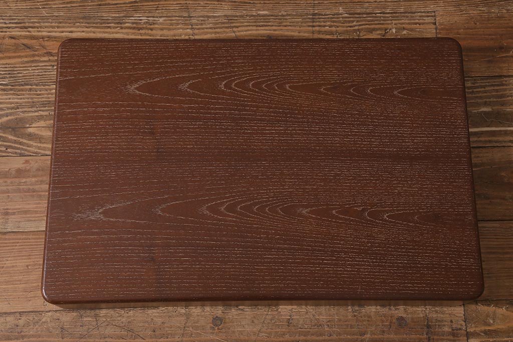 在庫未使用品　IDC大塚家具　松創(MATSUSO)　元禄　桑材製の衣装盆(定価約9万円)(R-041809)