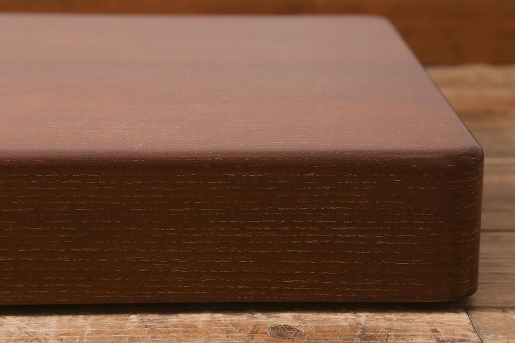 在庫未使用品　IDC大塚家具　松創(MATSUSO)　元禄　桑材製の衣装盆(定価約9万円)(R-041809)