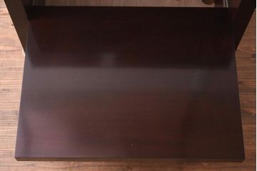 展示品　IDC大塚家具　Baker(ベーカー社)　3409　マホガニー材　気品のあるシンプルなサイドテーブル(センターテーブル、コンソールテーブル、作業台、カウンターテーブル、サイドデスク)(定価約63万円)(R-041823)
