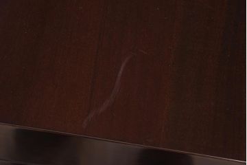 展示品　IDC大塚家具　Baker(ベーカー社)　3409　マホガニー材　気品のあるシンプルなサイドテーブル(センターテーブル、コンソールテーブル、作業台、カウンターテーブル、サイドデスク)(定価約63万円)(R-041823)