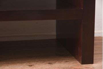展示品　IDC大塚家具　Baker(ベーカー社)　3409　マホガニー材　気品のあるシンプルなサイドテーブル(センターテーブル、コンソールテーブル、作業台、カウンターテーブル、サイドデスク)(定価約63万円)(R-041823)