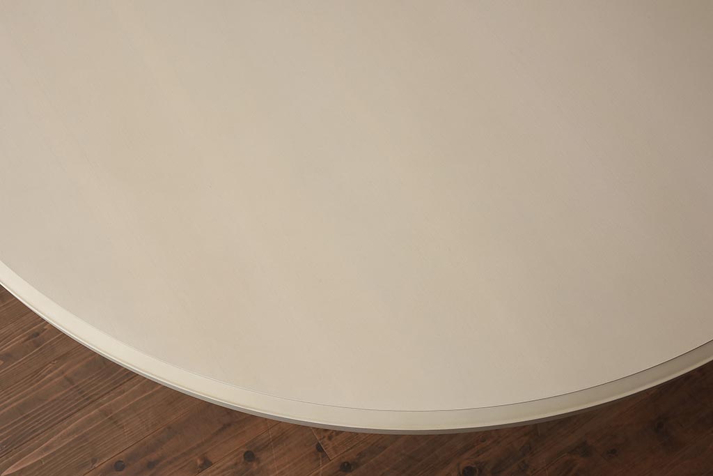 在庫未使用品　IDC大塚家具　Baker(ベイカー社)　KARA MANN(カラマン)　Milling Road(ミリング・ロード)　MR7037　ソリッドダイニングテーブル(ラウンドテーブル、丸テーブル)(定価約90万円)(R-041825)