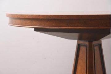 展示品　IDC大塚家具　Baker(ベイカー社)　5165　キャスター付きラウンドテーブル(丸テーブル)(定価約234万円)(R-041828)