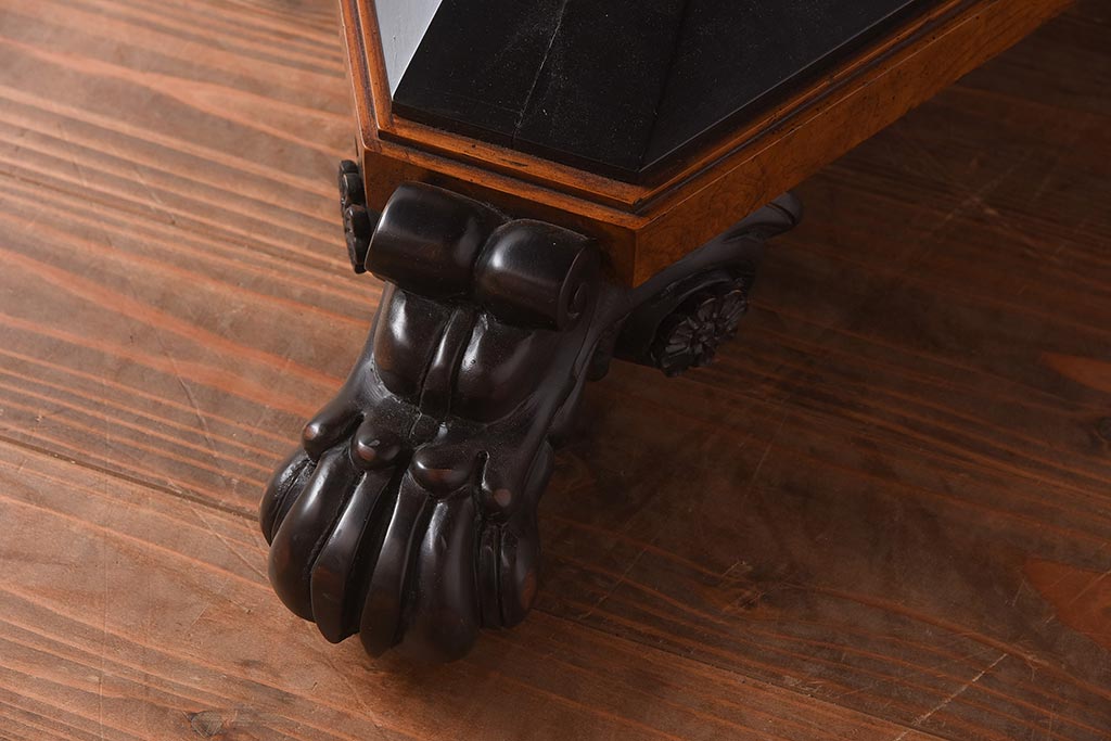 展示品　IDC大塚家具　Baker(ベイカー社)　5165　キャスター付きラウンドテーブル(丸テーブル)(定価約234万円)(R-041828)