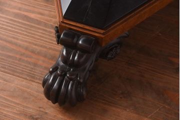 展示品　IDC大塚家具　Baker(ベイカー社)　5165　キャスター付きラウンドテーブル(丸テーブル)(定価約234万円)(R-041828)