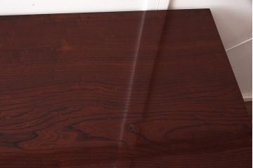 在庫未使用品　IDC大塚家具　藤沢木工　DT-1　総欅(ケヤキ)材　漆塗り　ダイニングテーブル(定価約140万円)(R-041830)