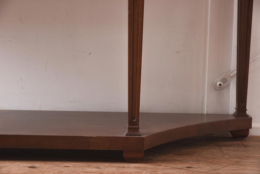 展示品　IDC大塚家具　Baker(ベイカー社)　B8000-21-122　天板大理石　サーバー(コンソールテーブル)(定価約148万円)(R-041833)