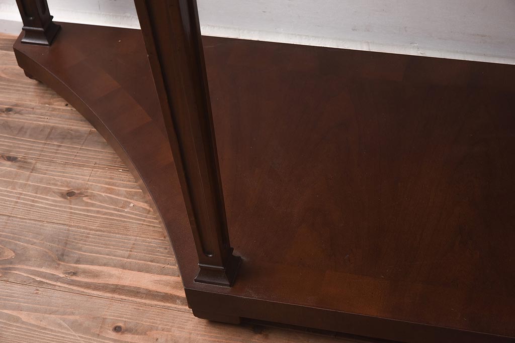 展示品　IDC大塚家具　Baker(ベイカー社)　B8000-21-122　天板大理石　サーバー(コンソールテーブル)(定価約148万円)(R-041833)