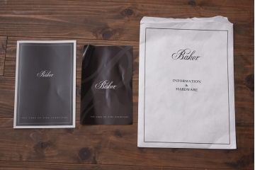 展示品　IDC大塚家具　Baker(ベイカー社)　B8000-21-122　天板大理石　サーバー(コンソールテーブル)(定価約148万円)(R-041833)