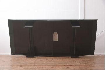展示品　IDC大塚家具　モリシゲ(MORISHIGE/森繁)　光月56　DG漆(ダークグリーン)　乾漆塗　大江準治　座卓(ローテーブル)(定価約42万円)(R-041836)