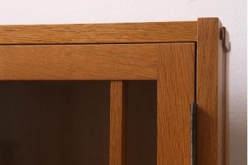 在庫未使用品　IDC大塚家具　川股家具工房　シンプルなウォールキャビネット(壁掛け戸棚)(定価約8万円)(R-041840)