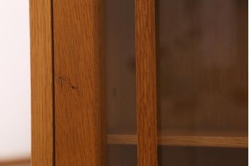 在庫未使用品　IDC大塚家具　川股家具工房　シンプルなウォールキャビネット(壁掛け戸棚)(定価約8万円)(R-041840)