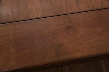 ヴィンテージ家具　海外輸入家具　バーチ材　猫足が優雅な印象を与えるダイニングテーブル(エクステンションテーブル、ビンテージ)(R-041845)