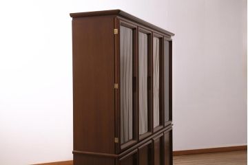 在庫未使用品　IDC大塚家具　モリシゲ(MORISHIGE/森繁)　マークス60　チーク　キャビネット(定価約105万円)(R-041847)
