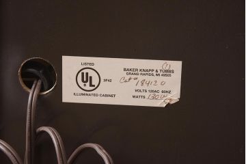 展示品　IDC大塚家具　Baker(ベイカー社)　1967G　クラシカルなブックケース(本箱、収納棚、飾り棚、キャビネット)(定価約167万円)(R-041852)