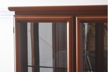 在庫未使用品　IDC大塚家具　モリシゲ(MORISHIGE/森繁)　マークス30　チーク　コーナーキャビネット(定価約65万円)(R-041857)