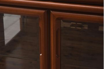 在庫未使用品　IDC大塚家具　モリシゲ(MORISHIGE/森繁)　マークス30　チーク　コーナーキャビネット(定価約65万円)(R-041857)