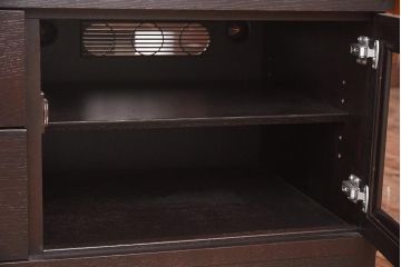 在庫未使用品　IDC大塚家具　アーリー・タイムスアルファ　エレール150F　金属取っ手のテレビ台(TVボード、ローボード)(定価約22万円)(R-041858)