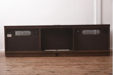 在庫未使用品　IDC大塚家具　アーリー・タイムスアルファ　エレール150F　金属取っ手のテレビ台(TVボード、ローボード)(定価約22万円)(R-041858)