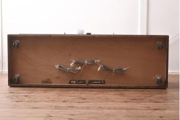 在庫未使用品　IDC大塚家具　アーリー・タイムスアルファ　エレール150F　金属取っ手のテレビ台(TVボード、ローボード)(定価約22万円)(R-041858)