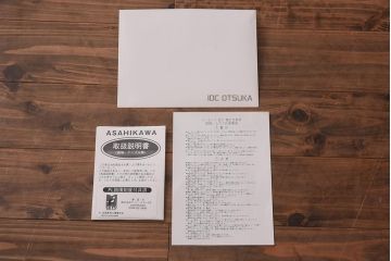 在庫未使用品　IDC大塚家具　アーリー・タイムスアルファ　エレール150F　金属取っ手のテレビ台(TVボード、ローボード)(定価約22万円)(R-041858)