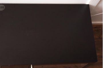 在庫未使用品　IDC大塚家具　アーリー・タイムスアルファ　エレール150F　金属取っ手のテレビ台(TVボード、ローボード)(定価約22万円)(R-041858)