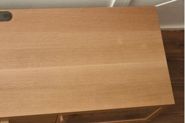 在庫未使用品　IDC大塚家具　アーリー・タイムスアルファ　エレール150F　杢取っ手のテレビ台(TVボード、ローボード)(定価約22万円)(R-041861)