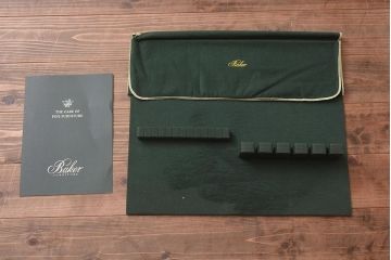 在庫未使用品　IDC大塚家具　Baker(ベーカー社)　3934　サーバー(バタフライテーブル)(定価約60万円)(R-041862)