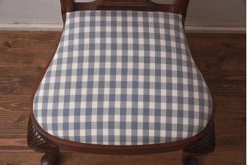 中古　IDC大塚家具　ヒッコリーチェア社(HICKORY CHAIR)　マホガニー材　805-02　椅子(ダイニングチェア)(定価約10万円)(R-041865)
