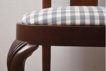 中古　IDC大塚家具　ヒッコリーチェア社(HICKORY CHAIR)　マホガニー材　805-02　椅子(ダイニングチェア)(定価約10万円)(R-041872)