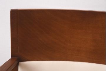 在庫未使用品　IDC大塚家具　バロッサバレンティ(VARO,S.A. VALENTI)　2594/00　革アイボリー　アームチェア(椅子、ダイニングチェア)(定価約25万円)(R-041875)