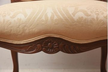 在庫未使用品　IDC大塚家具　Baker(ベーカー)　6487C #68-345RW　アームチェア(椅子)(定価約34万円)(R-041879)