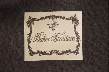 在庫未使用品　IDC大塚家具　Baker(ベーカー)　6487C #68-345RW　アームチェア(椅子)(定価約34万円)(R-041879)