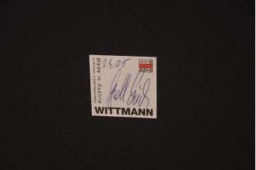 在庫未使用品　IDC大塚家具　WITTMANN(ヴィットマン)　カミン#ALLEGRA布NA　3人掛けソファ　クッション付(トリプル、ラブ、シングル、1人掛け、2人掛け、コーナー)(定価約90万円)(R-041881)