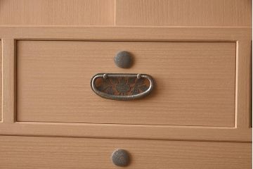 在庫未使用品　IDC大塚家具　家具のカネトク　3.3尺　6ノ3　桐タンス(重ね箪笥、和箪笥、桐箪笥、桐たんす)(定価約45万円)(R-041886)