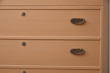 在庫未使用品　IDC大塚家具　家具のカネトク　3.3尺　6ノ3　桐タンス(重ね箪笥、和箪笥、桐箪笥、桐たんす)(定価約45万円)(R-041886)