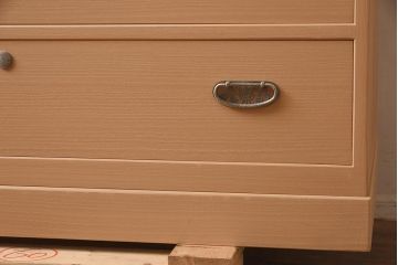 在庫未使用品　IDC大塚家具　家具のカネトク　3.3尺　6ノ3　桐タンス(重ね箪笥、和箪笥、桐箪笥、桐たんす)(定価約45万円)(R-041886)