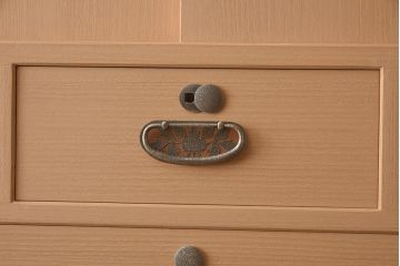 在庫未使用品　IDC大塚家具　家具のカネトク　3.3尺　6ノ3　桐タンス(重ね箪笥、和箪笥、桐箪笥、桐たんす)(定価約45万円)(R-041886)